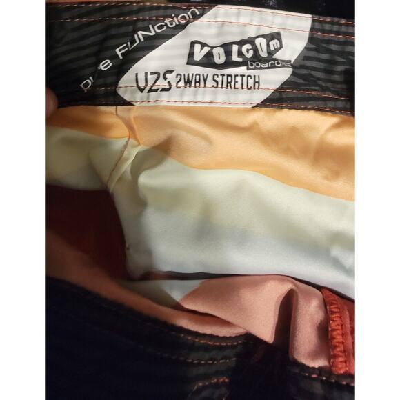 VOLCOM Pure Function 2 Way Stretch Mens Sz 38 Boardshorts Swim Trunks - Picture 10 of 10